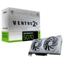 Видеокарта MSI RTX 5070 VENTUS 2X OC WHITE 12GB 192bit/G7 (HDMI+3DP)[G5070-12V2CW] 5